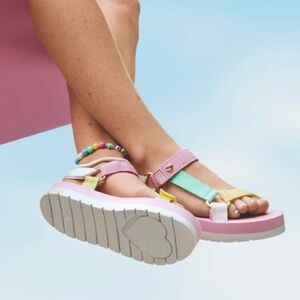 NWT Stoney Clover X Target Limited-Edition Colorful Strappy Sandal, Size 10